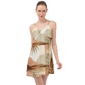 Abstract Sun Boho Bohemian Design Summer Time Chiffon Dress View1