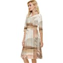 Abstract Sun Boho Bohemian Design Classy Knee Length Dress View3