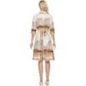 Abstract Sun Boho Bohemian Design Classy Knee Length Dress View4