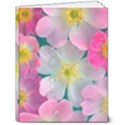 Pink Neon Flowers Flower 7  x 9  Softcover Notebook View1