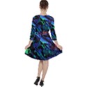 Sci-fi Scenester Quarter Sleeve Ruffle Waist Dress View2