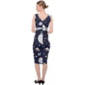 Space Galaxy Universe Stars Sky Sleeveless Pencil Dress View4