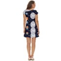 Space Galaxy Universe Stars Sky Short Sleeve Tiered Mini Dress View4