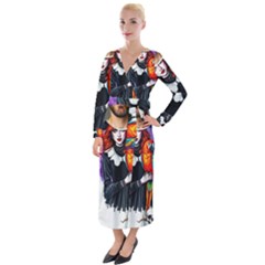 Halloween T-shirts Design  Velvet Maxi Wrap Dress