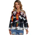 Halloween T-shirts design  Women s Long Sleeve Button Up Shirt View1