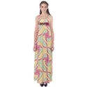 Abstract Pattern Design Scrapbooking Empire Waist Maxi Dress View1