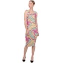 Abstract Pattern Design Scrapbooking Sleeveless Pencil Dress View3