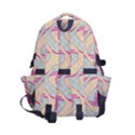 Abstract Pattern Design Scrapbooking Carry-on Double Buckle Travel Backpack View2