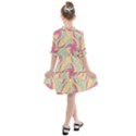 Abstract Pattern Design Scrapbooking Kids  All Frills Chiffon Dress View2
