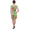 Flower Flora Floral Nature Pattern Seamless Drawstring Hooded Dress View2