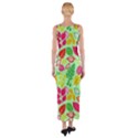 Flower Flora Floral Nature Pattern Seamless Fitted Maxi Dress View2