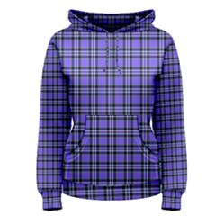 Blue Tartan Plaid 1 Women s Pullover Hoodie