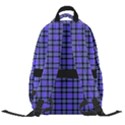 Blue Tartan Plaid 1 Carry-on Travel Backpack View2