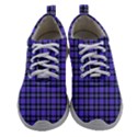 Blue Tartan Plaid 1 Women Athletic Shoes View1