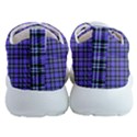 Blue Tartan Plaid 1 Women Athletic Shoes View4