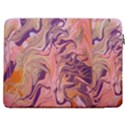 Pink ribbon 17  Vertical Laptop Sleeve Case With Pocket View2