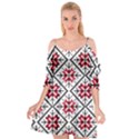 Ukrainian Folk Seamless Pattern Ornament Ethnic Ornament Border Element Traditional Art Cutout Spaghetti Strap Chiffon Dress View1