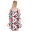 Ukrainian Folk Seamless Pattern Ornament Ethnic Ornament Border Element Traditional Art Cutout Spaghetti Strap Chiffon Dress View2
