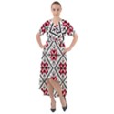 Ukrainian Folk Seamless Pattern Ornament Ethnic Ornament Border Element Traditional Art Front Wrap High Low Dress View1