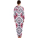 Ukrainian Folk Seamless Pattern Ornament Ethnic Ornament Border Element Traditional Art Hooded Jumpsuit (Ladies) View2
