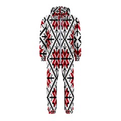 Ukrainian Folk Seamless Pattern Ornament Ethnic Ornament Border Element Traditional Art Hooded Jumpsuit (kids)