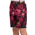 Floral Buds Of Roses Beautiful Flowers Kids  Basketball Shorts View2
