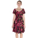 Floral Buds Of Roses Beautiful Flowers Short Sleeve Bardot Dress View1