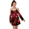 Floral Buds Of Roses Beautiful Flowers Boho Dress View1