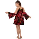 Floral Buds Of Roses Beautiful Flowers Boho Dress View2