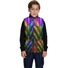 Abstract Colors - , Abstract Colors Kid s Button Up Puffer Vest