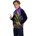 Abstract Colors - , Abstract Colors Kid s Button Up Puffer Vest View2