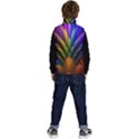 Abstract Colors - , Abstract Colors Kid s Button Up Puffer Vest View4