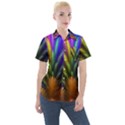 Abstract Colors - , Abstract Colors Women s Short Sleeve Pocket Shirt View1