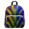 Abstract Colors - , Abstract Colors Kids  Age 5-10 Lightweight School Backpack with Side Pockets View1
