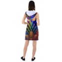 Abstract Colors - , Abstract Colors Racer Back Hoodie Dress View2