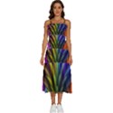 Abstract Colors - , Abstract Colors Sleeveless Shoulder Straps Boho Dress View1