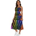 Abstract Colors - , Abstract Colors Sleeveless Shoulder Straps Boho Dress View2