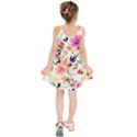 Abstract Floral Background Kids  Sleeveless Dress View2
