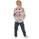 Abstract Floral Background Kids  Overhead Hoodie View2