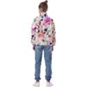 Abstract Floral Background Kids  Half Zip Hoodie View2