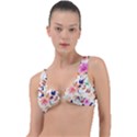 Abstract Floral Background Ring Detail Bikini Top View1