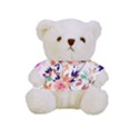 Abstract Floral Background Full Print Cuddly Teddy Bear View1
