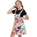 Abstract Floral Background Kids  Apron Dress View2