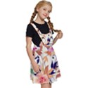 Abstract Floral Background Kids  Apron Dress View3