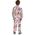 Abstract Floral Background Kids  Sweatshirt set View4