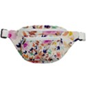 Abstract Floral Background Fanny Pack View1