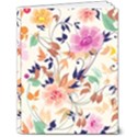 Abstract Floral Background 7  x 9  Softcover Notebook View1