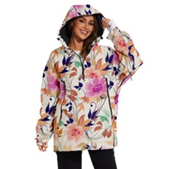 Abstract Floral Background Women s Ski And Snowboard Waterproof Breathable Jacket