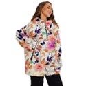 Abstract Floral Background Women s Ski and Snowboard Waterproof Breathable Jacket View2