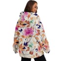 Abstract Floral Background Women s Ski and Snowboard Waterproof Breathable Jacket View4